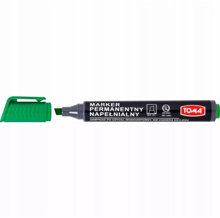 Marker permanentny zielony Toma 1 szt.