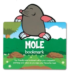 Zwierzęca zakładka do książki - Mole - Kret - IF