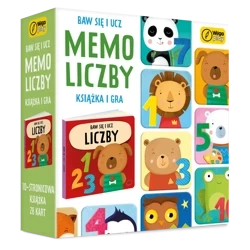 Baw się i ucz Memo Liczby Gra i książka - Wilga Play