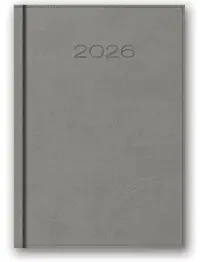 Kalendarz 2026 B6 dzienny Vivella Szary - Lucrum