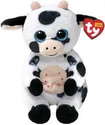 Ty Beanie Bellies. Herdly. Cow. 15cm - Meteor