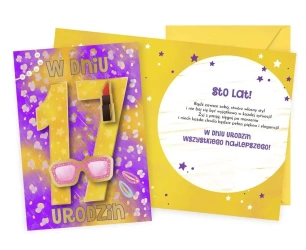 Karnet Urodziny 17 - Kukartka