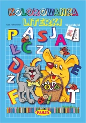 Kolorowanka literki - Halina Gołek