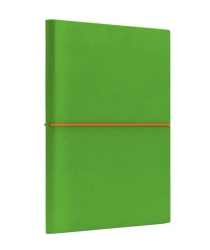 Notatnik B6 Fun S kratka jasnozielony/pomarańczowy - Like U