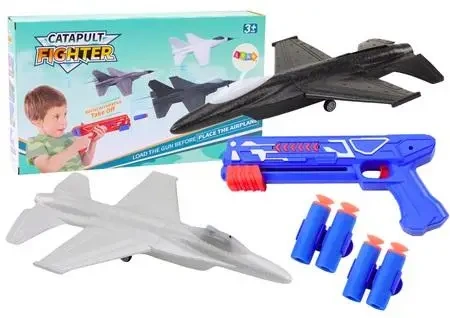 Pistolet na strzałki 2w1 wyrzutnia samolotów nieb - Leantoys