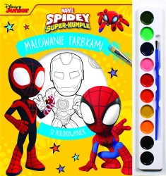 Malowanie farbkami. Marvel Spidey i Super-kumple - praca zbiorowa
