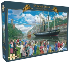 Puzzle 1000 Statek SS Great Britain - Gibsons