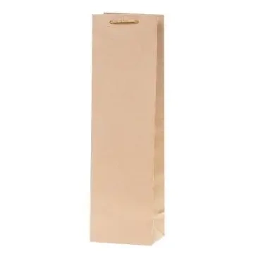 Torebka na butelkę kraft 90g 9x37x8cm ROZETTE