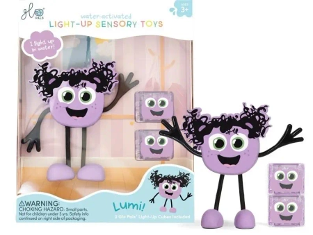 Postać do kąpieli Lumi z kostkami świecącymi - Glo Pals