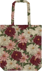 Torba bawełniana STBAG 82 Fioletowe dalie Szoperka - Skona Ting