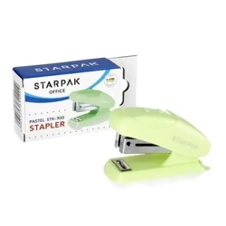 Zszywacz mini STK-300 pastel zielony - STARPAK