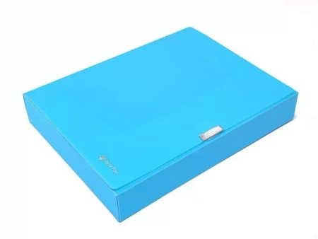 Teczka A4 box 55mm neon niebieska - Panta Plast