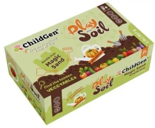 Piasek kinetyczny naturalny gleba z warzywami 907g - ChildGen