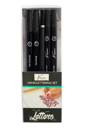 Zestaw pisaków do rysunku i kaligrafii - INNE