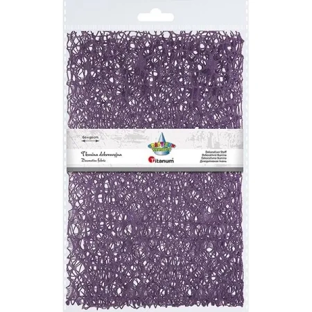Tkanina dekoracyjna fioletowa 60x50cm - Titanum