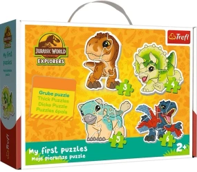 Puzzle Baby Classic - Urocze dinozaury - Trefl
