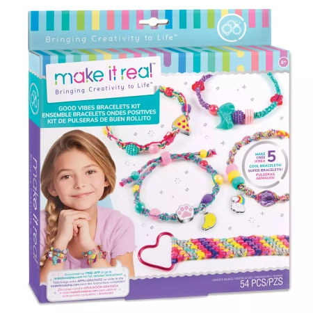 Zestaw do tworzenia bransoletek. Good Vibes