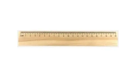Ekologiczna linijka 20cm z sosny - Ziemia Obiecana