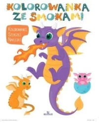 Kolorowanka ze smokami - praca zbiorowa