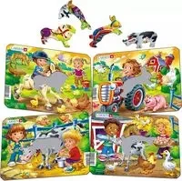Układanka Farmkids mini 8 elementów - Larsen