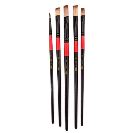 Zestaw pędzli płaskich 5szt - Dalprint dpCraft