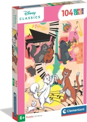 Puzzle 104 Super Kolor Aristocats - Clementoni