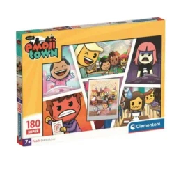 Puzzle 180 Super Kolor Emojii Town - Clementoni