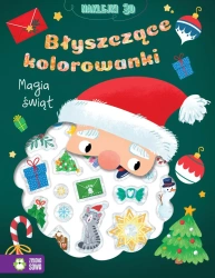 Błyszczące kolorowanki. Magia Świąt - Natalia Berlik