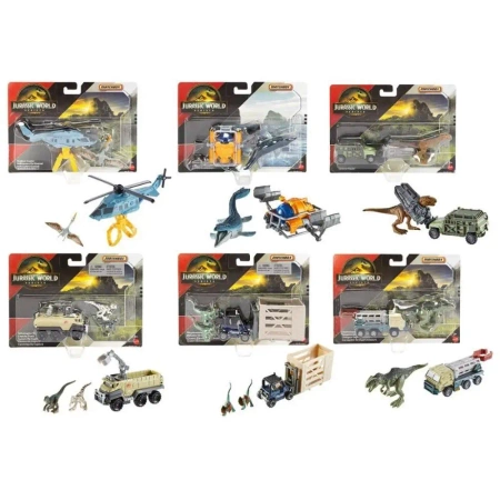 Matchbox Jurassic World Dino Transporters 2025 mix - Mattel