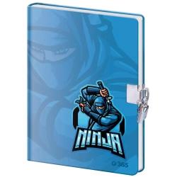 Pamiętnik z kłódką B6/60K gładki Ninja - Helma