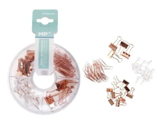 Zestaw biurowy spinacze, pinezki, klipsy - MP Main Paper