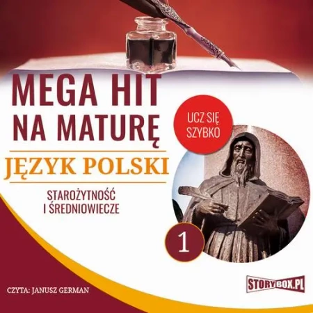 audiobook Mega hit na maturę. Język polski 1. Starożytność i średniowiecze - Małgorzata Choromańska
