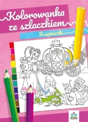 Kolorowanka ze szlaczkiem. Księżniczki - Natalia Logvanova