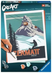 CreArt. Malowanie po numerach. Seria C. Zermatt, Szwajcaria