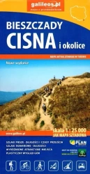 Mapa tur. - Bieszczady, Cisna i okolice 1:25 000 - praca zbiorowa