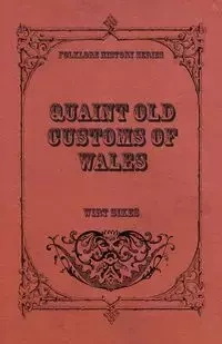 Quaint Old Customs Of Wales (Folklore History Series) - Sikes Wirt