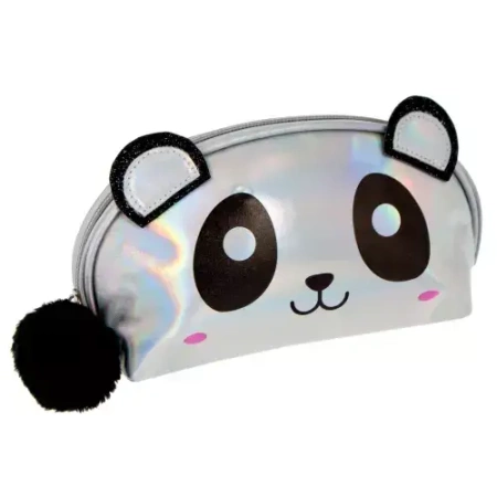 Piórnik holograficzna saszetka, Panda