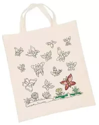 Torba do kolorowania - motylki - Goki