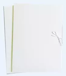 Teczka A4 biała wiązana (10szt) - Wektor