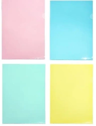 Ofertówka A4 PP pastel mix (8szt) - Biurfol