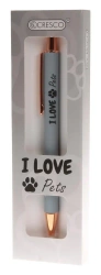 Długopis I Love Pets w etui - Cresco