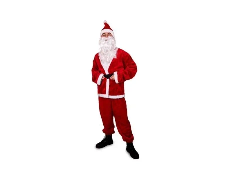 Strój Świętego Mikołaja Premium rozm. 170-190cm - PartyDeco