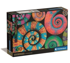 Puzzle 500 Compact Curly Tails - Clementoni