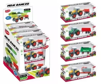 Traktor z przyczepą Moje Ranczo 17cm - Mega Creative