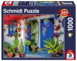 Puzzle 1000 PQ Dom w stylu śródziemnomorskim 111095 - Schmidt Puzzle