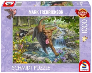 Puzzle PQ 1000 Mark Fredrickson Spacer z psem G3 - Schmidt