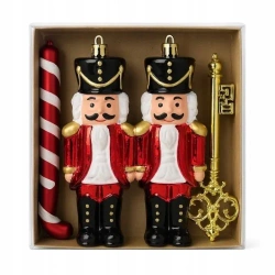 Bombki na choinkę 6szt Dziadek do orzechów, Laska - Rembowskiego 9