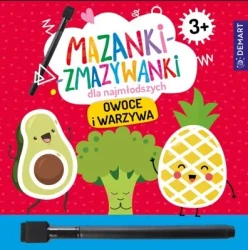Mazanki-zmazywanki dla najmłodszych 3+ Owoce... - Anna Borchard