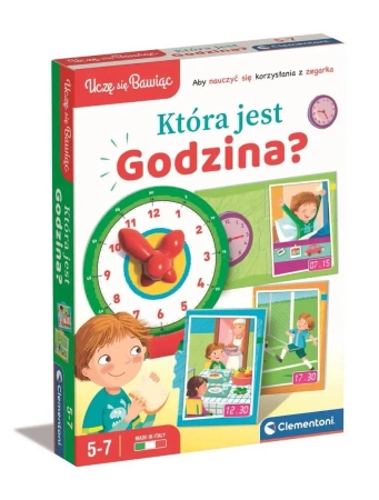 Uczę się bawiąc. Która jest godzina? - Clementoni