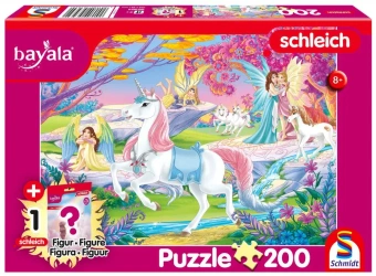 Puzzle 200 Magiczna kraina + figurka G3 - Schmidt